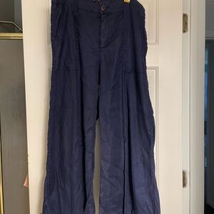 Level 99 Deep Blue Flare Leg Pants